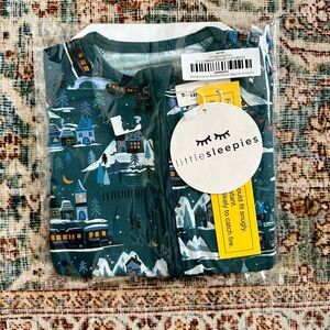 Little Sleepies Bamboo zippy- Midnight Express NIB 12-18 months